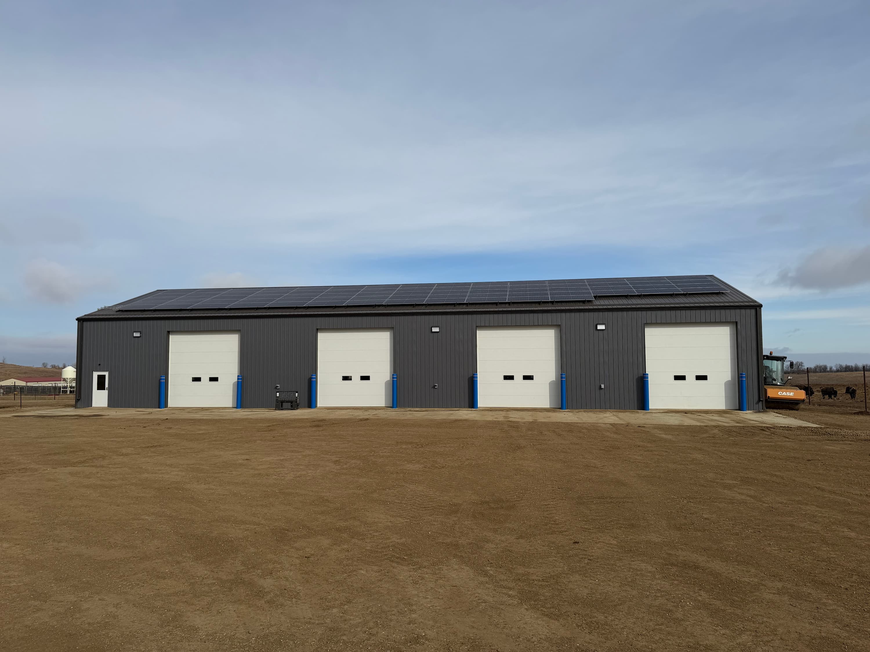 North rooftop solar array at the Buffalo Campus